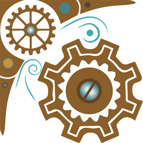 transparent gears with swooshes and circles rotating - Download Free Stock Videos Pikwizard.com