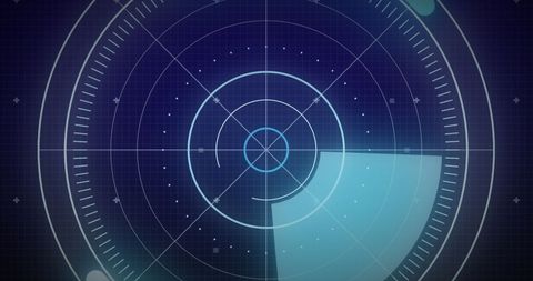 Futuristic Scope Scanning Over Digital Display - Download Free Stock Images Pikwizard.com