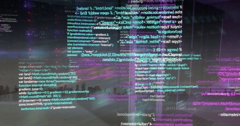 Cyber Security Data Processing in Modern Server Room - Download Free Stock Images Pikwizard.com