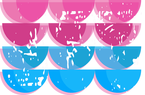 transparent magenta-cyan geometric splatter abstract pattern - Download Free Stock Videos Pikwizard.com