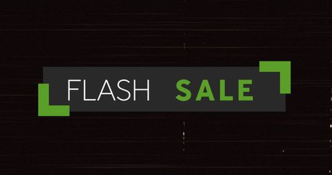 Flash Sale Banner with Vintage Flickering Background - Download Free Stock Images Pikwizard.com