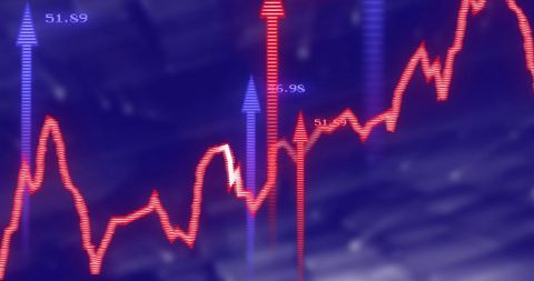 Rising Financial Market Trends with Data Visualization - Download Free Stock Images Pikwizard.com