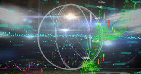 Global Financial Data Visualization with Digital Globe