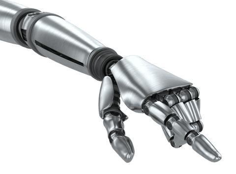 Futuristic Silver Robot Arm with Transparent Background - Download Free Stock Videos Pikwizard.com