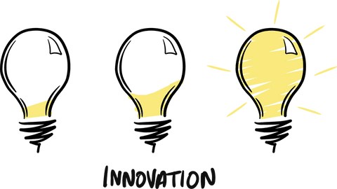 creative innovation idea with light bulbs on transparent background - Download Free Stock Videos Pikwizard.com