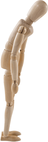 wooden mannequin leaning on transparent background - Download Free Stock Videos Pikwizard.com