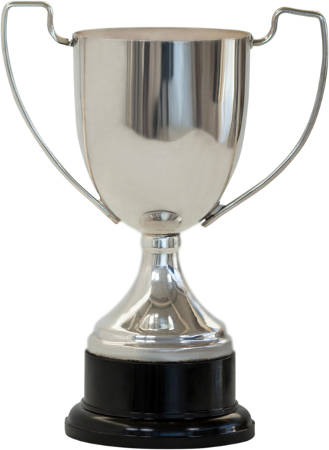 Transparent Silver Trophy Cup Facing Forward - Download Free Stock Videos Pikwizard.com