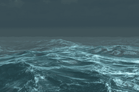 dark cloudy sea on transparent background evoking serene intensity - Download Free Stock Videos Pikwizard.com