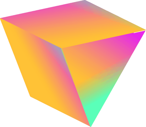 futuristic gradient 3d truncated pyramid floating transparent - Download Free Stock Videos Pikwizard.com