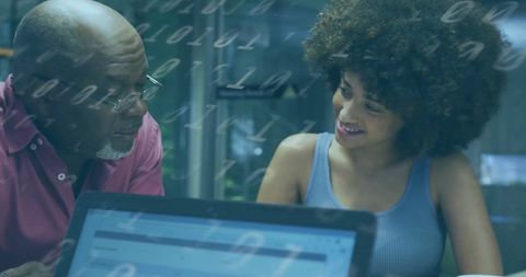 African American Professionals Discussing Data Solutions in Modern Office - Download Free Stock Images Pikwizard.com