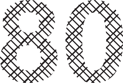 Transparent Patterned Number 80 Illustration - Download Free Stock Videos Pikwizard.com