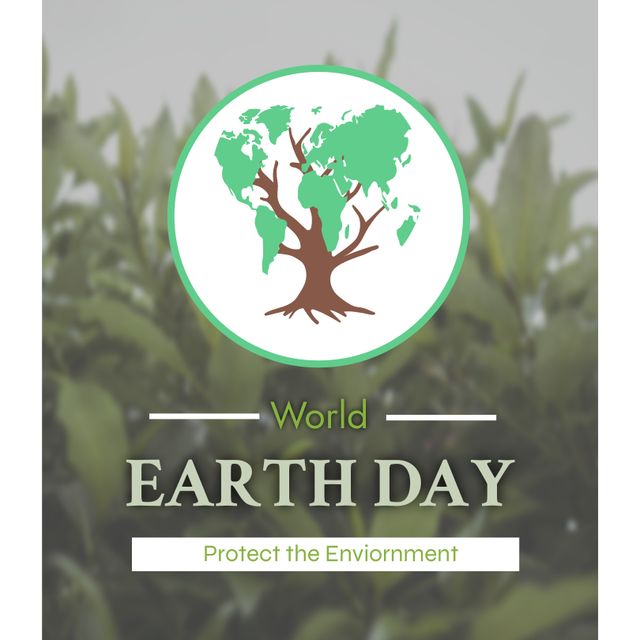 World Earth Day banner highlighting importance of protecting the environment. Useful for promoting environmental awareness campaigns, eco-friendly initiatives, sustainability events, and education materials.