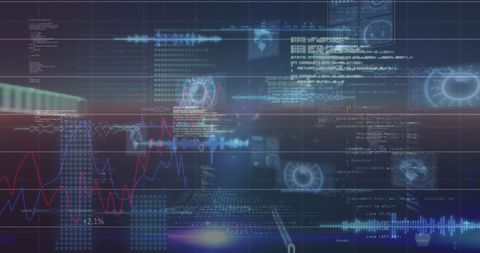 Digital Interface with Virtual Data Surging Across Connection Globes - Download Free Stock Images Pikwizard.com