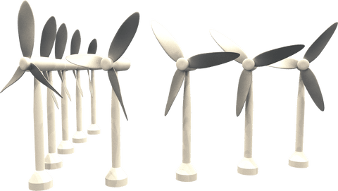 white windmills illustration on transparent background for industrial design - Download Free Stock Videos Pikwizard.com