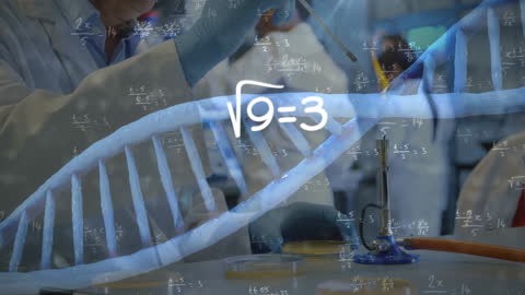 Genetic Research and Data Processing in Laboratory