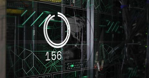 High-Tech Digital Interface With Analytical Graphics and World Map - Download Free Stock Images Pikwizard.com