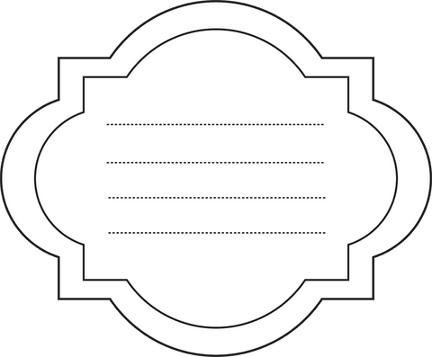 Curved White Label with Text Lines on Transparent Background - Download Free Stock Videos Pikwizard.com