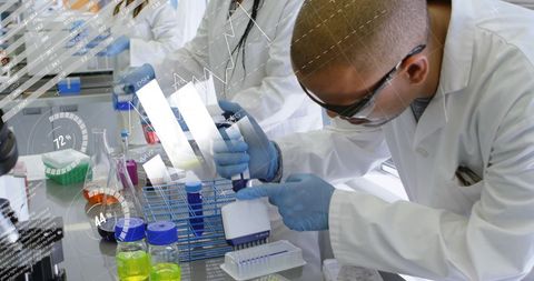 Innovative Scientists Analyzing Financial Data in Advanced Lab - Download Free Stock Images Pikwizard.com