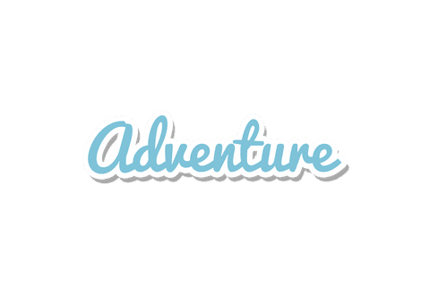 stylish adventure text with transparent background for graphics - Download Free Stock Videos Pikwizard.com