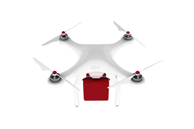 Transparent Image of Drone with Red Box for Delivery - Download Free Stock Videos Pikwizard.com