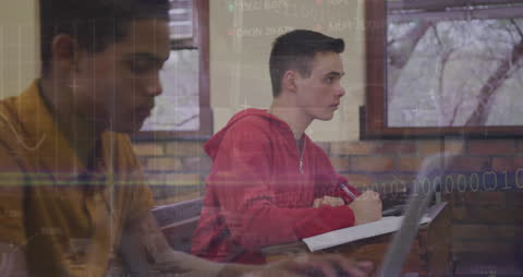 Multitasking Students with Financial Data Analysis Overlay