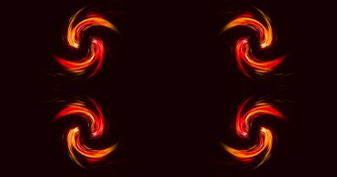 Abstract Digital Art with Symmetrical Glowing Waves - Download Free Stock Images Pikwizard.com
