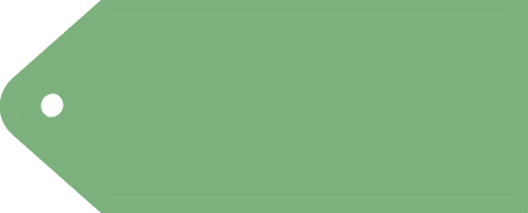Green Gift Tag Illustration on Transparent Background - Download Free Stock Videos Pikwizard.com