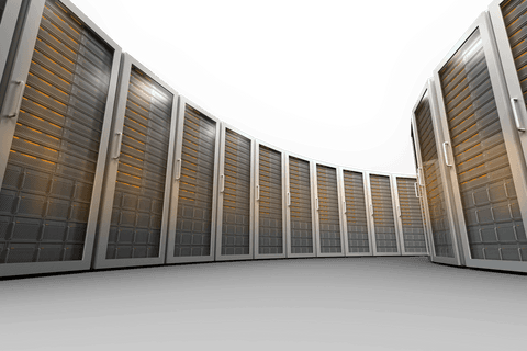 Row of Server Cabinets on Transparent Background for IT Solutions - Download Free Stock Videos Pikwizard.com