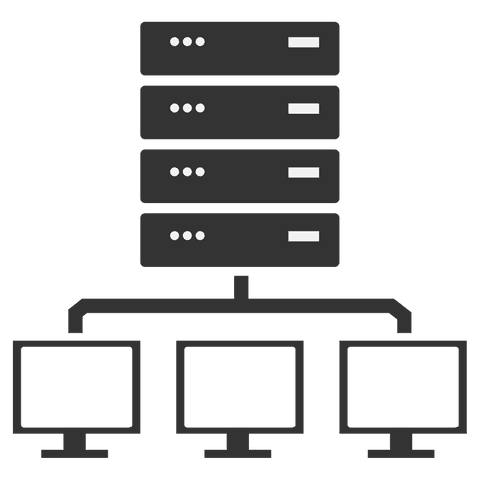 transparent data center icon connecting desktop computers - Download Free Stock Videos Pikwizard.com