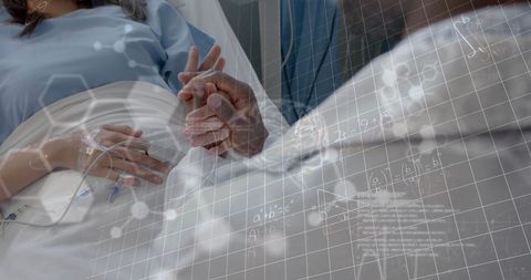 Medical Innovation Concept with Doctor and Patient Interaction