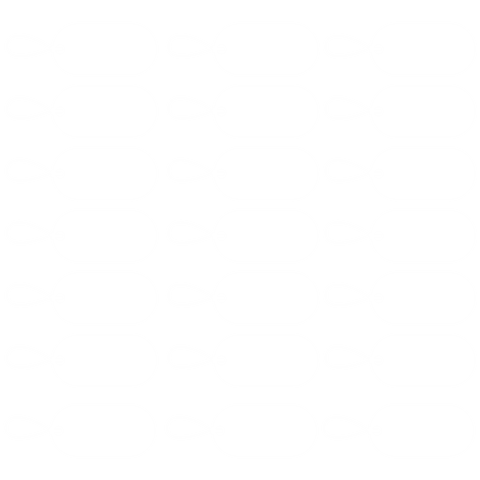 Transparent row of white tags with copy space digital illustration