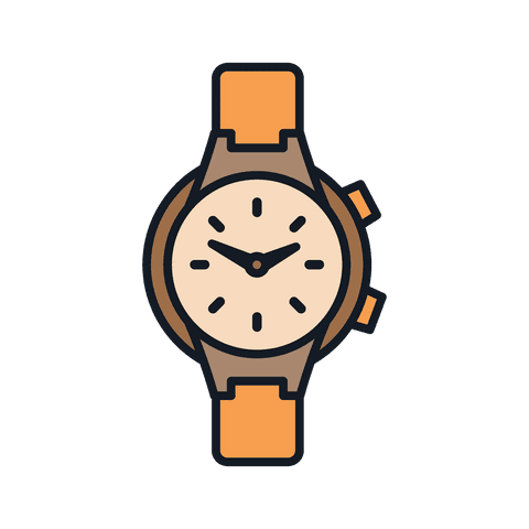Stylish Minimalist Watch on Transparent Background - Download Free Stock Videos Pikwizard.com
