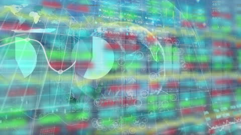 Dynamic Financial Data and Global Statistics Visualization