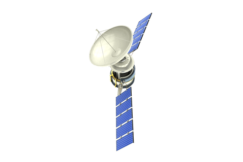 Transparent Solar-Powered Satellite Vector with Antenna - Download Free Stock Videos Pikwizard.com