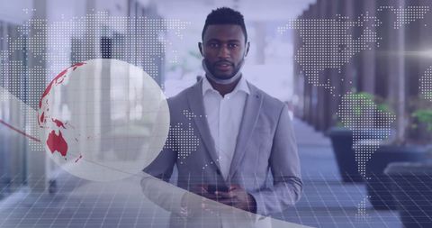 Global Finance and Data Concept with Businessman - Download Free Stock Images Pikwizard.com