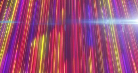 Vibrant Energy with Colorful Light Streaks