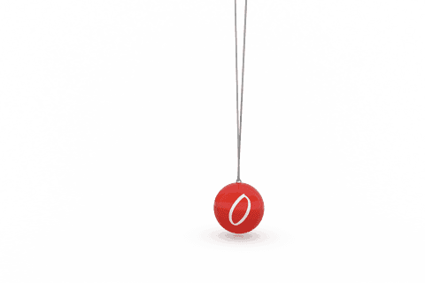 red circle with number zero hanging on string transparent concept art - Download Free Stock Videos Pikwizard.com