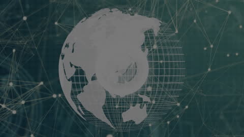 Digital Globe and Network Connections Concept