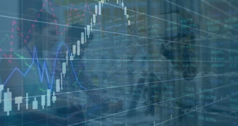 Virtual Reality Headset Enhancing Financial Data Analysis