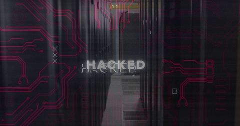 Cybersecurity Breach Concept in Data Center - Download Free Stock Images Pikwizard.com