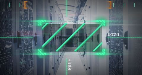 Innovative Data Storage Visualization in Server Room - Download Free Stock Images Pikwizard.com