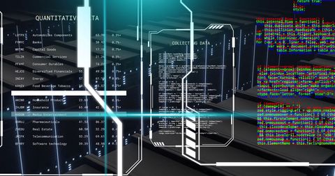 Futuristic Data Processing in Secure Server Room - Download Free Stock Images Pikwizard.com