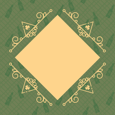 transparent card design with ornate corner patterns - Download Free Stock Videos Pikwizard.com