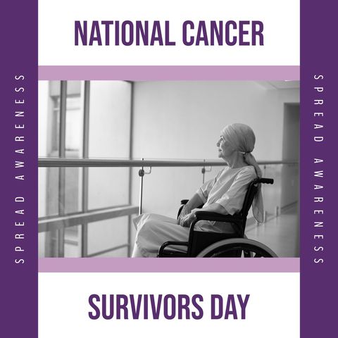celebration of resilience on national cancer survivors day - Download Free Stock Templates Pikwizard.com