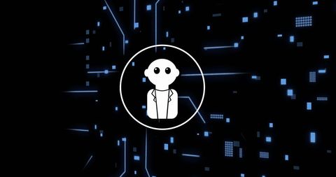 AI Data Processing with Chatbot and Digital Circuit Elements - Download Free Stock Images Pikwizard.com