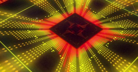 Vibrant 3D Light Display with Diamond Pattern - Download Free Stock Images Pikwizard.com