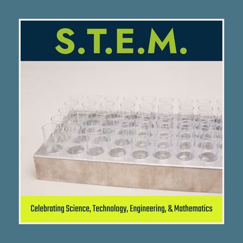 STEM Celebration with Test Tubes on White Background - Download Free Stock Templates Pikwizard.com