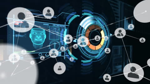 Digital Network Connection With Data Processing Interface