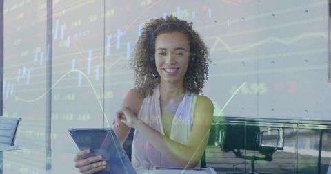 Virtual Business Earnings Call with Stock Market Overlay