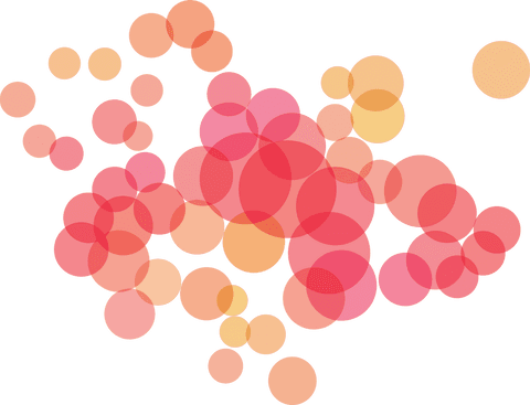 transparent overlapping colorful circles background design - Download Free Stock Videos Pikwizard.com